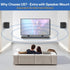 Upgraded Sound Bar Mounts Under TV for Vizio Soundbar Mount with Vizio Speaker Mount and Remote Holder - Adjustable