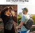 K&F Concept Waterproof Camera Sling Bag, Crossbody Backpack for DSLR/SLR/Mirrorless, Compatible with Canon/Nikon/Sony