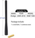 Anina 2009-2019 1500 4.7 Inches Car Radio Antenna Mast for Dodge Ram Aluminum Alloy Antenna Replacement