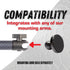 DiabloM6 Magnetic Cell Phone Mount Compatible with iPhone and Android Smartphones - 20mm Attachment Ball - Metal Plate