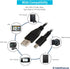 1.5 CableWholesale feet Digital Video Camera USB Cable, USB Type A to Mini B, Black