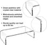 Clear Acrylic Monitor Riser for Home Office - AMT Premium Design