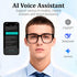 loangyunfone AI Smart Glasses with Real-Time Translation & Voice Assistant Bluetooth Sunglasses with Noise-Cancelling