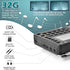 ZHIWHIS Portable Bluetooth Radio, Rechargeable Digital Recorder, FM AM Shortwave, Stereo MP3 Player with Lyric Display