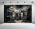 CHNYWORK 9ftx6ft Modern Stylish Barber Shop Backdrop Hairdresser's Workplace Hair Salon Hairstylist Haircut Barber