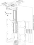 InstallerParts Folding TV Ceiling Mount, for 17 to 37 inch Flat Screen Display, Adjustable, Black