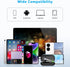 Bluetooth Headset, Wireless Earpiece with 500mAh Charging Case, 72 Hours Talking Time, Built-in Microphone for