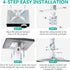 3-in-1 44lbs (PM-003-W), WALI Projector Mount Ceiling/Wall - Universal Bracket with Extension Pole, Height Adjustable