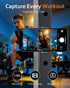 Sunmig 360 4-7" Gym Magnetic Phone Holder Mount, Portable Rotatable Powerful Magnet Base Phone Mount for Gym Equipment