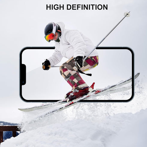 SIBEITU Screen Protector for iPhone 15 Plus - 3 Pack with Camera Lens Protector, 6.7 Inch HD Clear, 9H Hardness