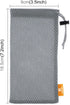 Haweel Pouch Carry Bag, Organizer for Smart Phones/Power Bank/USB Flash Drive/SD Cards and Other Accessories Grey