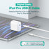 3.3 FT/1M USB C to USB C Cable for iPhone 15/15 Pro/15 Plus/15 Pro Max, MacBook Air/Pro Charger, iPad Pro 13/12.9/11,