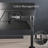 VIVO Single Monitor Arm Desk Mount, Holds Screens up to 32 inch Regular and 38 inch Ultrawide