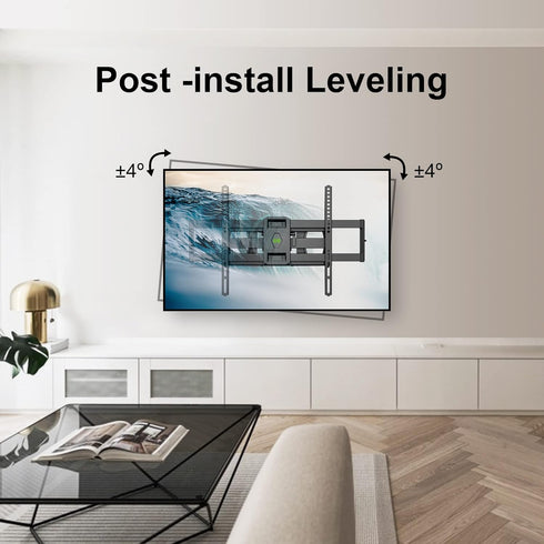 USX MOUNT Full Motion TV Mount for 37-86 Inch Flat Screen, Dual Articulating Arms, Max VESA 600x400mm