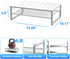 gianotter 2-Tier Metal Monitor Stand Riser, Desk Organizer for Office Supplies in White