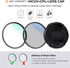 K&F Concept 82mm UV CPL Lens Cap Filters Kit, Multi-Coated MCUV, Circular Polarizer, Lens Cover, Cleaning Cloths