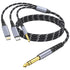 Lightning to 1/4 TRS Audio Stereo Cable, 3 in 1 to 1/4