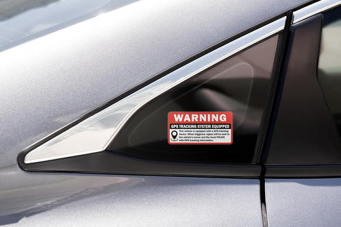 Sticky Expressions (8 3" 1.5" GPS Tracking Sticker For Car Pcs), Size by - Strong Adhesive, Durable, Waterproof, UV