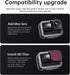 TELESIN Metal Case Aluminum Cage for GoPro 13 12 11 10 9 - Vertical Mount Kit with Cold Shoe