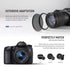 Neewer 20 Pieces Anodized Black Metal Lens Filter Adapter Ring Kit - Includes 10 Step Up & 10 Step Down Adapter Rings