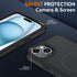 SunStory 15 3-Layer 3 1 15 6.1",Black Magnetic for iPhone Case with HD Screen Protector, Compatible with MagSafe, Heavy
