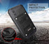 Beasyjoy Heavy Duty Metal Case for iPhone Xs/X/10, Waterproof Tough Cover with Full Body Protection, Black