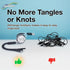 BoxWave D19 MP3 Cable Compatible with RUIZU Bluetooth Player - AllCharge miniSync, Retractable, Portable USB Cable