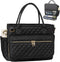 Teacher Tote Bag 15.6 Inch, Large Work Tote Bag With Laptop Compartments,
