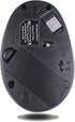 Left-Handed Mouse, 2.4GHz Ergonomic Vertical DPI 800/1200/1600 Wireless Mouse with USB Receiver for Small Hand, Black