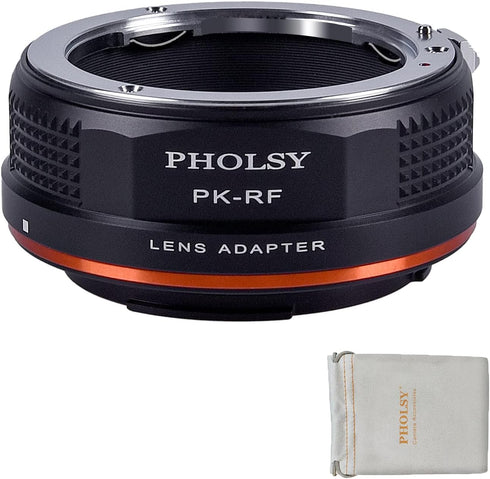 Lens Mount Adapter for Pentax K PK Lens to Canon EOS RF-Mount Camera Body for EOS R Series