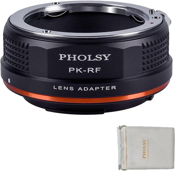 Lens Mount Adapter for Pentax K PK Lens to Canon EOS RF-Mount Camera Body for EOS R Series