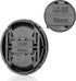 ChromLives 58mm Lens Cap with Lens Cap Leash Hole Bundle for Nikon Canon DSLR Cameras - 4 Pack