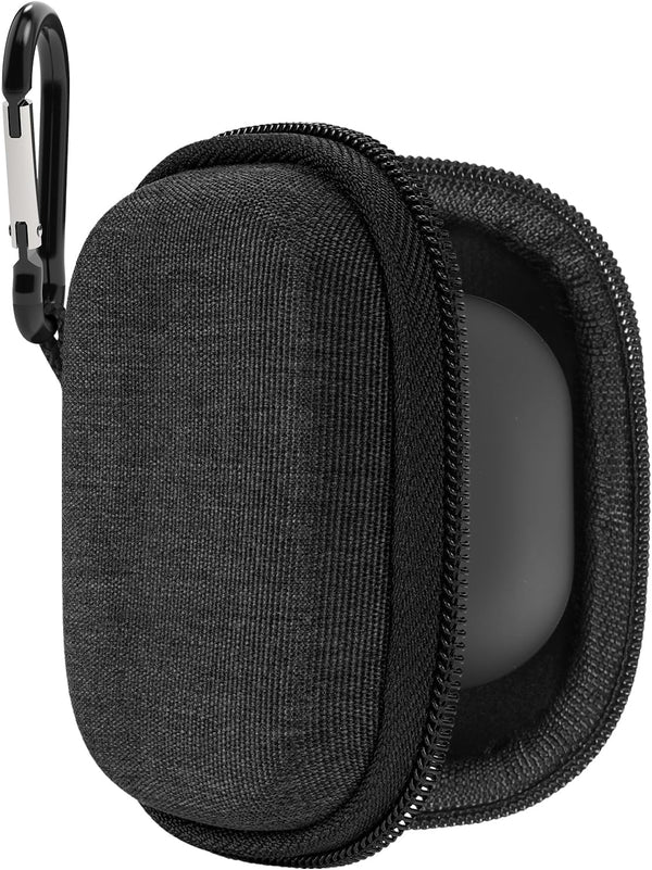 Geekria Shield Earbuds Case for Samsung Galaxy Buds3 FE, 3 Pro, Hard Shell Travel Bag (Dark Grey)