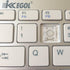 iKKEGOL USB Slim Mini Wired 78 Key Small Super Thin Compact Keyboard for Desktop Laptop PC, White