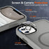 MOCCA Strong Magnetic Case for iPhone 11, Compatible with MagSafe, Slim Thin Shockproof Cover, Titanium Gray