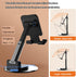 Rotatable Cell Phone Stand for Desk, Height Angle Adjustable Holder Compatible with Most Smartphones, iPhone 14