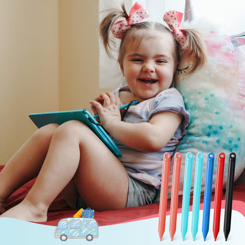 28 Pcs Replacement Stylus Drawing Pen and Lanyard Set for Tablet Writing, Kids Drawing Board, Doodle Pad, 4.7 Inch