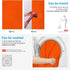 LYLYCTY 5X7 Orange Backdrop for Photoshoot, Professional Photo Backdrop Background Curtain for Product
