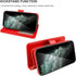 Bocasal Wallet Case for iPhone 11, PU Leather Magnetic Detachable Kickstand with Card Holder (Red)