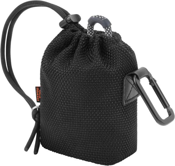 Desing Wish Speaker Carrying Case for JBL GO3/GO2, Waterproof Ultra Portable Bluetooth Speaker Protector Bag (Black)