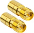Coaxial Terminators DC to 6GHz RP SMA Female Connector, In-Line RF Coaxial Matched Terminator Pack of 2