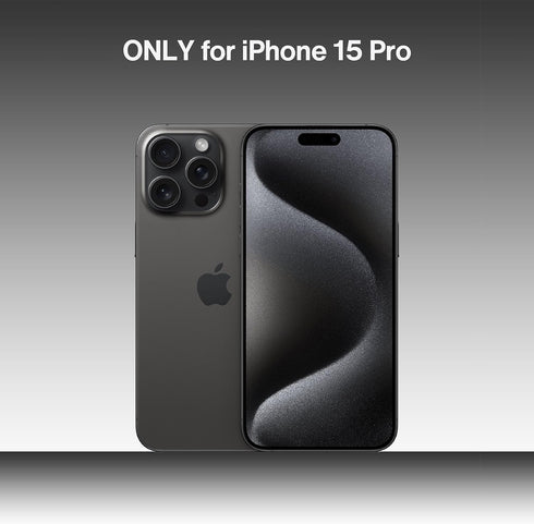 Emptiness Phone Case for iPhone 15 Pro, MagSafe Compatible, Lightweight 22g, Heat Dissipating, Ample Protection