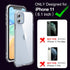 jaroco iPhone 11 Case 6.1-Inch, Non-Yellowing Shockproof Phone Bumper Cover, Anti-Scratch Clear