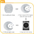 IGMaryBox Baby Moon Star Pillow Infant Posing Pillow Newborn Photography Prop Newborn Photography Posing Pillows Grey