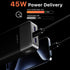 J2621 Power Bank 20000mAh, 45W PD3.0 QC 4.0 Fast Charging Battery Pack with LED Display for iPhone 15/16, MacBook