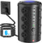 UWIWUTEI Tower Power Strip Surge Protector with 16 Outlets and 5 USB Ports