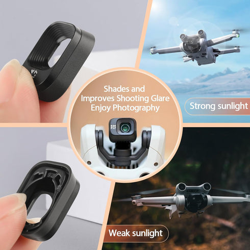 Gimbal Camera Frame Replacement for DJI Mini 3/Mini 3 Pro, Mini 3 Pro Gimbal Camera Lens Frame Cover Cap