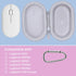 Mouse Case for Logitech Pebble 2, M350s, M350, M355, i345, POP Slim Bluetooth Wireless Mouse, Off White.