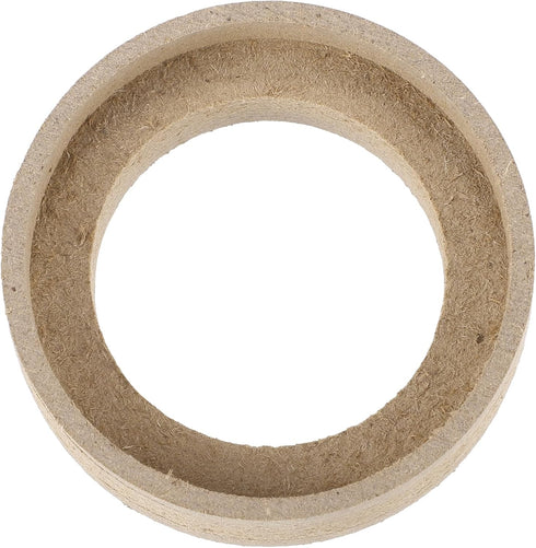 uxcell 4 Pcs Universal 1 Inch Speaker Subwoofer Mounting Spacer Rings, Solid Wood, Beige