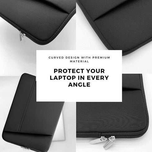 TEDNETGO Laptop Sleeve, 14 inch Case for Apple MacBook Pro 2024, Waterproof Protective Cover for 13.3 14 inch MacBook